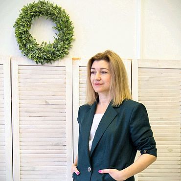 Одежда женская ручной работы. Ярмарка Мастеров - ручная работа Пиджак из льна женский на подкладке размер 48-52 темно-зеленый. Handmade.