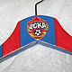Hanger with painted initials 'CSKA'. Clothes Hangers and Hooks. Workshop handmade gifts Eleniele. Online shopping on My Livemaster.  Фото №2