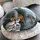  Роспись по морской гальке: «Баюшки-Баю». Камни. Елена Селина. Ярмарка Мастеров.  Фото №4