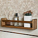 Order Bathroom shelf made of light oak, 45 cm. Foxwoodrus. Livemaster. . Shelves Фото №3