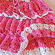 SKIRT FOR GIRL WITH RUFFLE 'Fuchsia' knitted summer, Child skirt, Moscow,  Фото №1