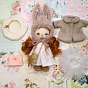 Куклы и игрушки handmade. Livemaster - original item Play doll,textile, with clothes.pocket, game sets. Handmade.