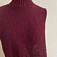 Манишка твидовая удлиненная, меринос. Манишки. FAVORITE KNITWEAR (Наталья). Ярмарка Мастеров.  Фото №6