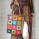 Shopper House of Hundertwasser, women's large bag 181. Shopper. a-vesta. My Livemaster. Фото №6