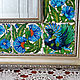 "Васильки и птицы". Зеркала. Надежда Горева (ornamenty). Ярмарка Мастеров.  Фото №4