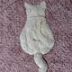 Детский плед из натурального меха "Котик", 120х80 см. Пледы. Мастерская OnlyFur. Интернет-магазин Ярмарка Мастеров.  Фото №2