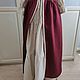 Order Dress medieval linen burgundy Medieval. Kupava - ethno/boho. Livemaster. . Subculture Clothing Фото №3