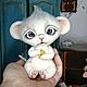 Заказать Мышонок с сыром. KatalenaDoll. Ярмарка Мастеров. . Войлочная игрушка Фото №3