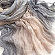 #Powdery chic. Silk scarf stole batik. 100% silk. Wraps. Silk Batik Watercolor ..VikoBatik... Online shopping on My Livemaster.  Фото №2