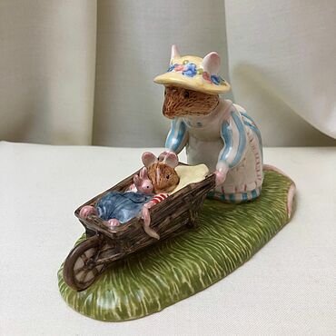 Винтаж ручной работы. Ярмарка Мастеров - ручная работа Винтаж: Статуэтка «Heading Home»  «Brambly Hedge». Handmade.