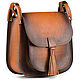 Order Women's leather bag 'Western' (brown). Russian leather Guild. Livemaster. . Classic Bag Фото №3