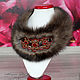 Necklace made of sable fur 'Ekaterina', fur decoration. Necklace. Roskoch Meha. Online shopping on My Livemaster.  Фото №2