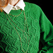 Одежда handmade. Livemaster - original item GREEN LUX jumper handmade. Handmade.