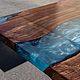 Стол из массива: Aquamarine. Столы. Loftmarket. Ярмарка Мастеров.  Фото №5