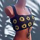 Топ кроп вязаный. Топы. bikini crochet. Интернет-магазин Ярмарка Мастеров.  Фото №2