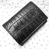 Сумки и аксессуары handmade. Livemaster - original item Folding wallet, made of genuine crocodile leather.. Handmade.