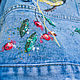 Заказать Chaqueta de mezclilla Azul. krasa-art. Ярмарка Мастеров. . Outerwear Jackets Фото №3