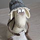 Овечка Изольда. Мягкие игрушки. Оksana Sadyy. Ярмарка Мастеров.  Фото №4