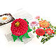 Handmade toys. Dahlia! Collection ' Flower hedgehogs!'. Stuffed Toys. Cross stitch and beads!. My Livemaster. Фото №6