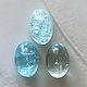 Лот/10 кабошонов аквамарина 6*9 (+-0.2) мм. Кабошоны. Zabaykalye-gem. Интернет-магазин Ярмарка Мастеров.  Фото №2