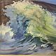 Seascape painting Wave gift for Navy Day. Pictures. paintmart (oikos). Online shopping on My Livemaster.  Фото №2
