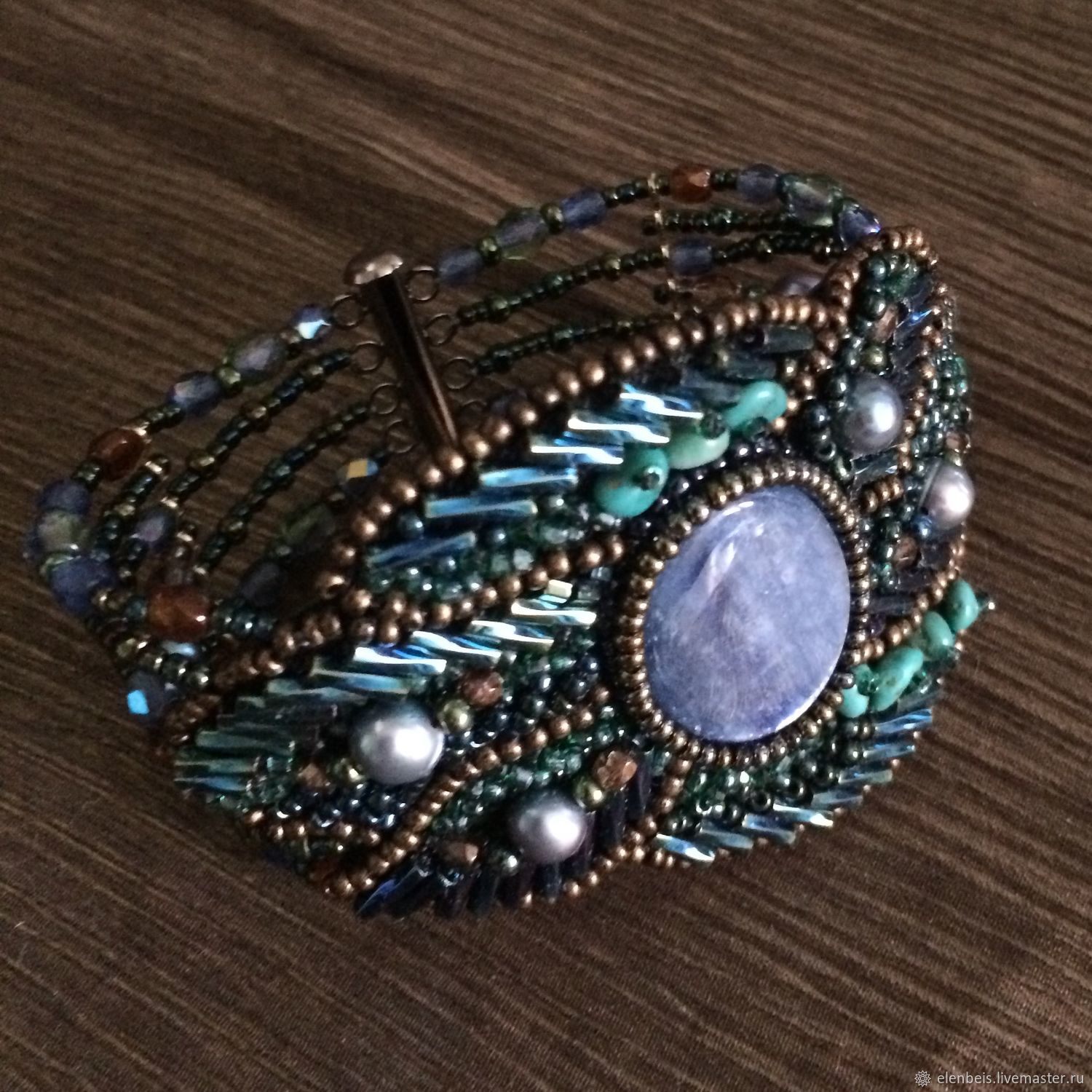 Bracelet With Kyanite Online On Livemaster Shipping Bracelets Handmade Livemaster Bracelet With Kyanite Stones