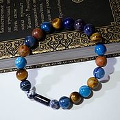 Украшения handmade. Livemaster - original item Bracelet made of stones for Sagittarius 1/2 decade for good luck!. Handmade.