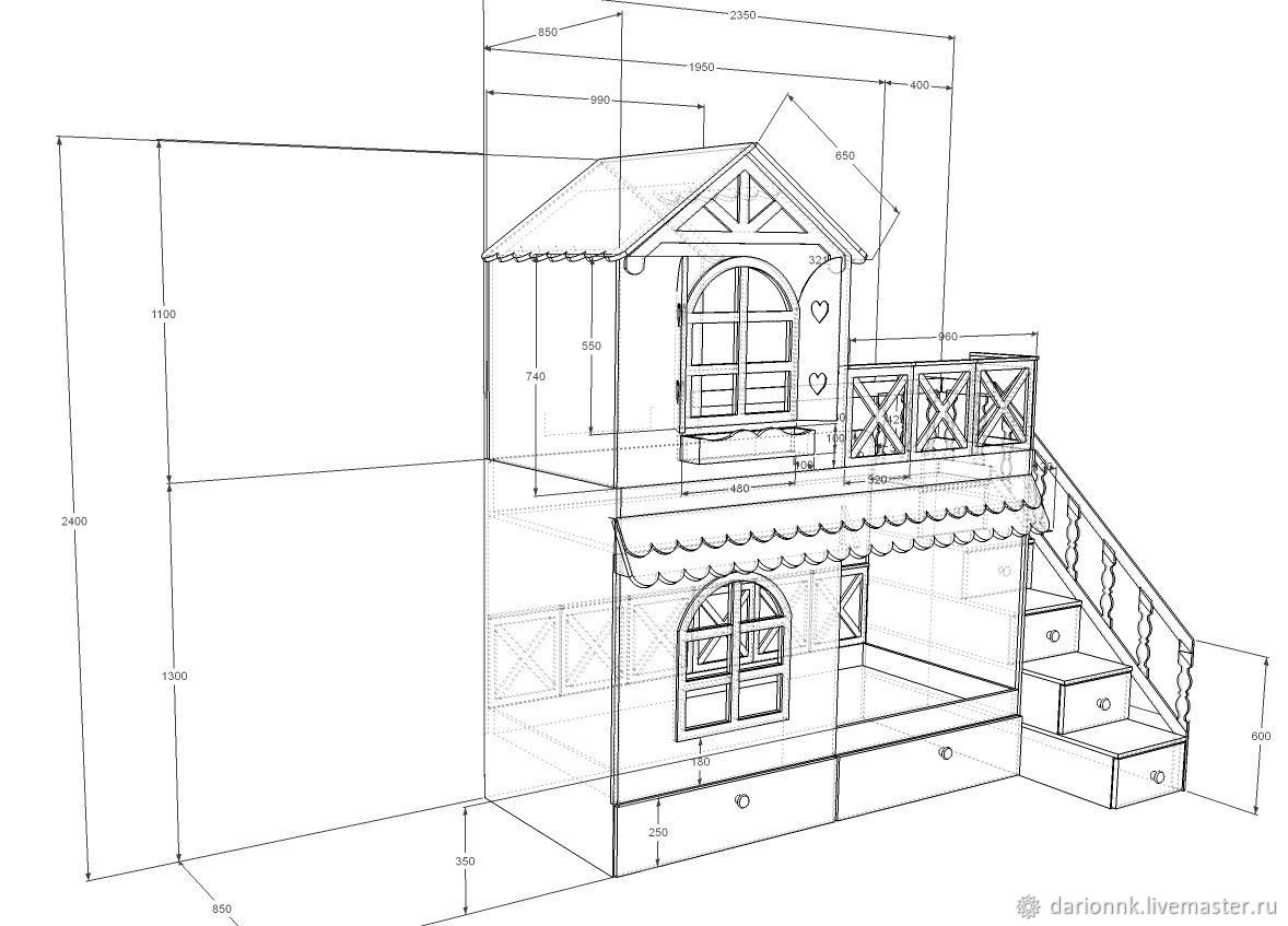 Чертежи для детей. Двухъярусная кровать домик чертеж. Двухъярусная кровать домик Размеры. Кроватка домик двухъярусная чертежи. Кроватка домик двухэтажная чертеж.