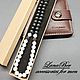 Чокер оберег из белого агата яшмы ювелирных бусин День ночь. Чокер. accessories for men. Ярмарка Мастеров.  Фото №5