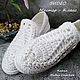 Video Master Class Fishnet slip-ons knitted on the sole, Materials for making shoes, Murom,  Фото №1