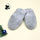 Mink mittens mittens for lovely ladies. SAPPHIRE. Mittens. Mishan (mishan). My Livemaster. Фото №6