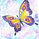 Batik bufanda 'multi-color de la mariposa'. Scarves. OlgaPastukhovaArt. Интернет-магазин Ярмарка Мастеров.  Фото №2