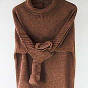 Одежда handmade. Livemaster - original item Dress knitted from tweed yarn. Handmade.