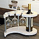 Wooden stand for wine and glasses, Shelves, Voronezh,  Фото №1