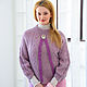 Raglan sweater with lace. Sweaters. Lace Style (Natalia.Sukhikh). My Livemaster. Фото №6