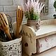 Полочка для кухни, держатель для бумажных полотенец. Держатели. Charme deco Декор для дома/Бижутерия. Ярмарка Мастеров.  Фото №4