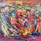 Картины и панно handmade. Livemaster - original item Oil painting 