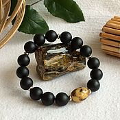 Amber bracelet, color is Chinese honey. 13,7