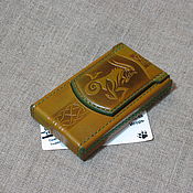 Сувениры и подарки handmade. Livemaster - original item Cigarette case (pack case) for thin slims cigarettes with embossed. Handmade.