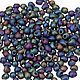 10g Beads Drops 3.4mm 401FR Black Rainbow Japanese Beads Miyuki, Beads, Chelyabinsk,  Фото №1