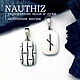 Nautiz rune amulet silver double-sided amulet, runes, Amulet, Moscow,  Фото №1