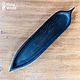 Длинный ПОДНОС для подачи "LEAF5" BLACK. Подносы. HOLYWOOD. Ярмарка Мастеров.  Фото №4