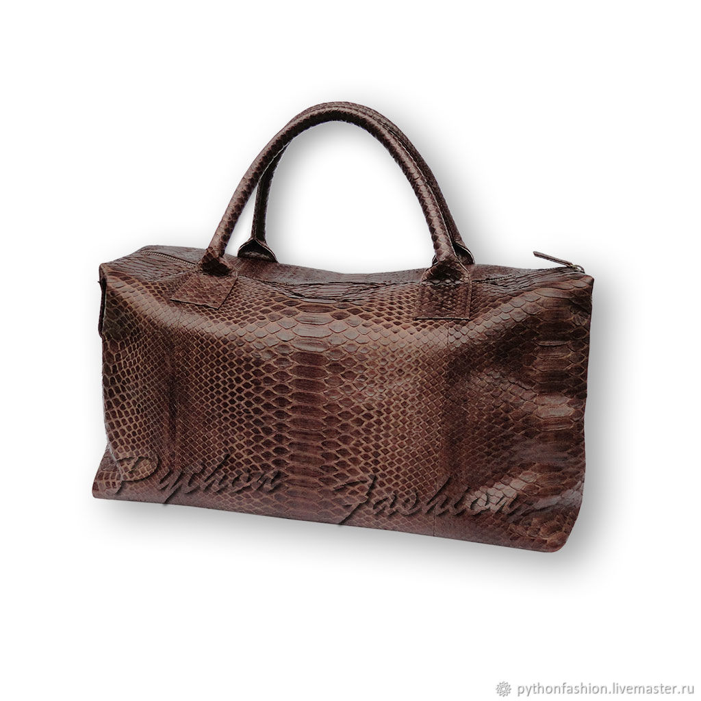 Travel bag made of Python skin CASEY, Travel bag, Kuta,  Фото №1