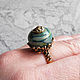 Ring Assol lampwork, brass. Rings. Jewelry and accessories by IRIS. My Livemaster. Фото №5