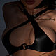 Кожаный бюстгальтер "SEDUCTION", БДСМ белье. Комплект для ролевых игр. БДСМ-аксессуары Goldberg Atelier. Ярмарка Мастеров.  Фото №4