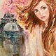 Картина маслом «Весна в Париже «. Картины. Olya (dreamland-oz). Ярмарка Мастеров.  Фото №4
