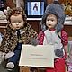 Шапка зимняя для куклы. Одежда для кукол. Алла Агапкина. Ярмарка Мастеров.  Фото №4