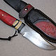 Handmade hunting knife 'Fang' Damascus steel. Knives. zlathunter. My Livemaster. Фото №5