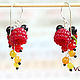 Earrings 'summer in the palm of your hand' (bug). Earrings. VisNa. My Livemaster. Фото №4