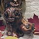 "Steamer", a steampunk ceramic cat, Figurines, Sergiev Posad,  Фото №1